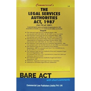 Commercial's The Legal Services Authorities Act, 1987 Bare Act 2023